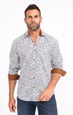 Chemise manches longue velours Robino