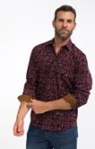 Chemise manches longues Robino Bordeaux