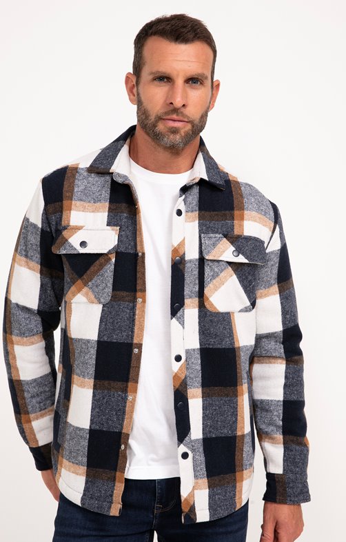 Surchemise Surch Crx Taupe Navy