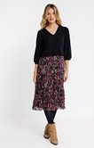 Robe bi-matière imprimée