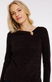 Pull col asymétrique
