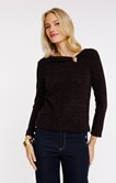 Pull col asymétrique