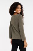 Pull col asymétrique