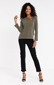 Pull col asymétrique