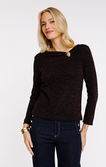 Pull col asymétrique