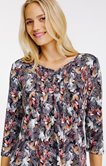 Tee-shirt imprimé fleurs