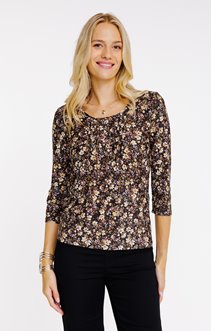 Tee-shirt imprimé fleurs