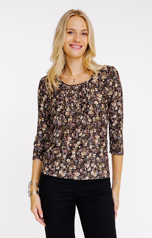 Tee-shirt imprimé fleurs