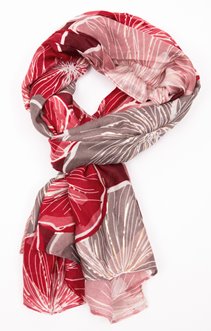 Grand foulard imprimé semi-léger