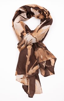 Grand foulard semi léger imprimé