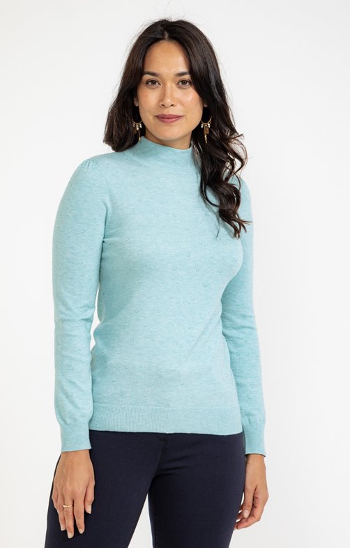 Pull tricotage fantaisie