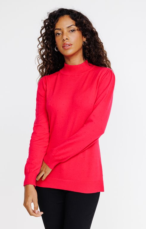 Pull tricotage fantaisie