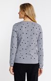 Pull à pois contrastés