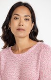 Pull matière fantaisie
