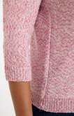 Pull matière fantaisie