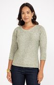 Pull matière fantaisie