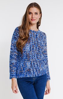 Pull maille fantaisie