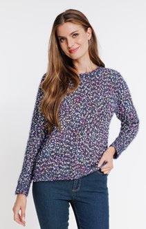 Pull maille fantaisie