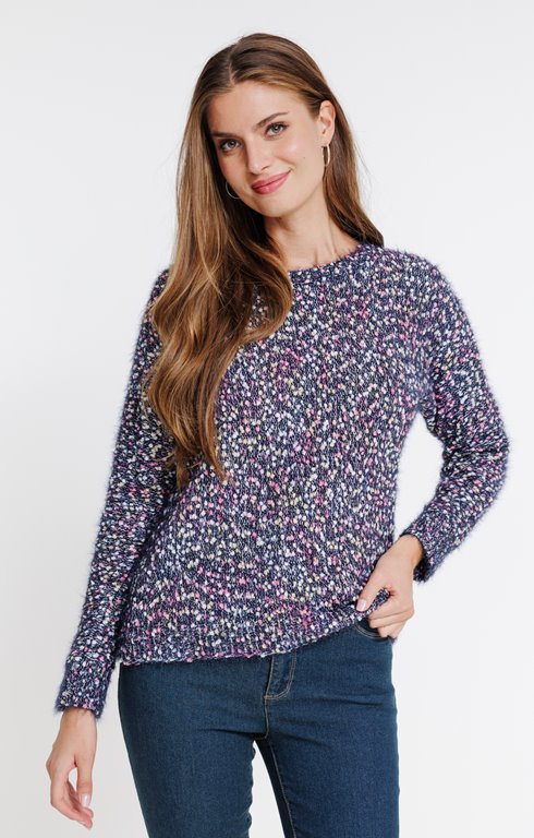 Pull maille fantaisie