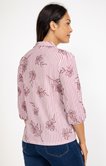 Tee-shirt col polo manches 3/4