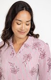 Tee-shirt col polo manches 3/4
