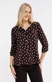 Chemise imprimé pois