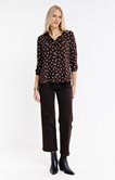 Chemise imprimé pois