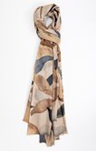 Foulard voile chaud imprimé