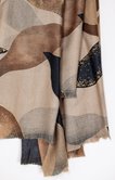 Foulard voile chaud imprimé