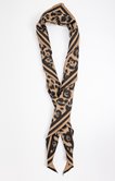 Foulard jacquard imprimé, forme triangle