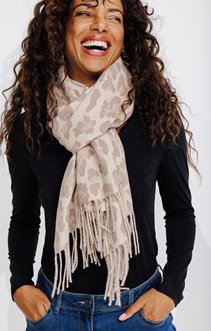 Foulard jacquard chaud