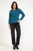 Pull maille fantaisie