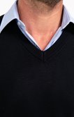 Pull col V sans manches Richard