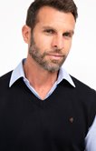 Pull col V sans manches Richard