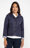 Veste en suédine manches 3/4