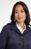 Veste en suédine manches 3/4