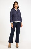 Veste en suédine manches 3/4