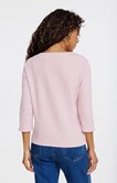 Pull matière fantaisie