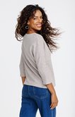Pull matière fantaisie