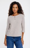 Pull matière fantaisie