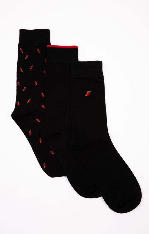 Lot de 3 paires chaussettes Homme