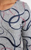 Tee-shirt imprimé lignes