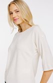 Tee-shirt uni manches 3/4 et col rond