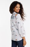 Chemise boutonnée imprimée