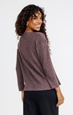TEE-SHIRT COL ROND EN MAILLE CHAUDE