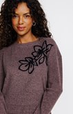 TEE-SHIRT COL ROND EN MAILLE CHAUDE