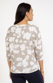 Tee-shirt imprimé manches 3/4