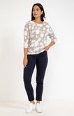 Tee-shirt imprimé manches 3/4