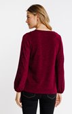 TEE-SHIRT COL TUNISIEN MANCHES LONGUES