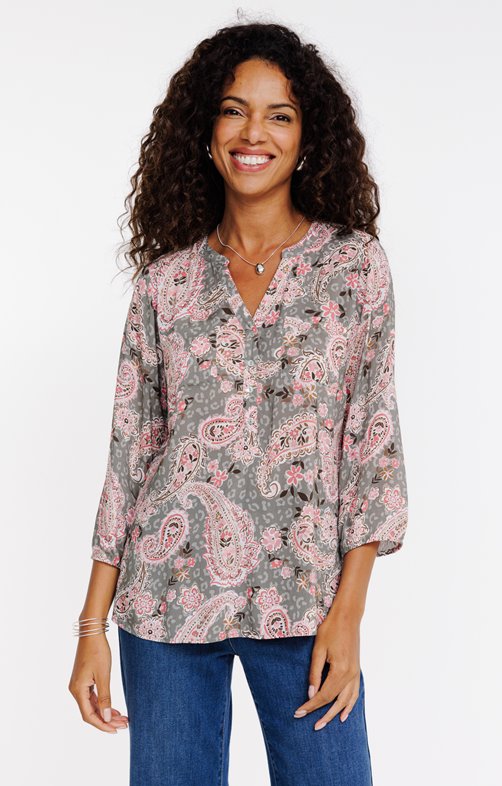Tunique imprimée cashmere
